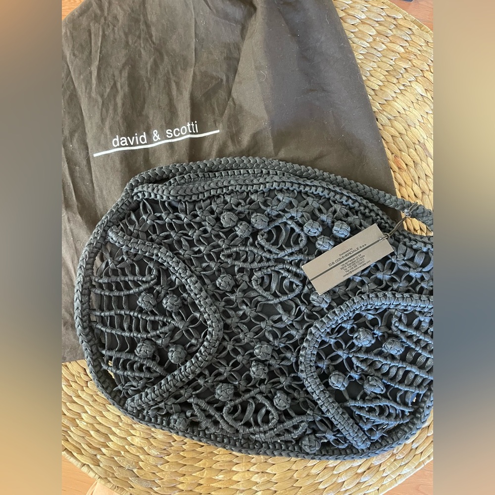 Anthropologie 🌿 Made On Earth 🌿 For David & Scotti Macramé Bag - Picture 2 of 4